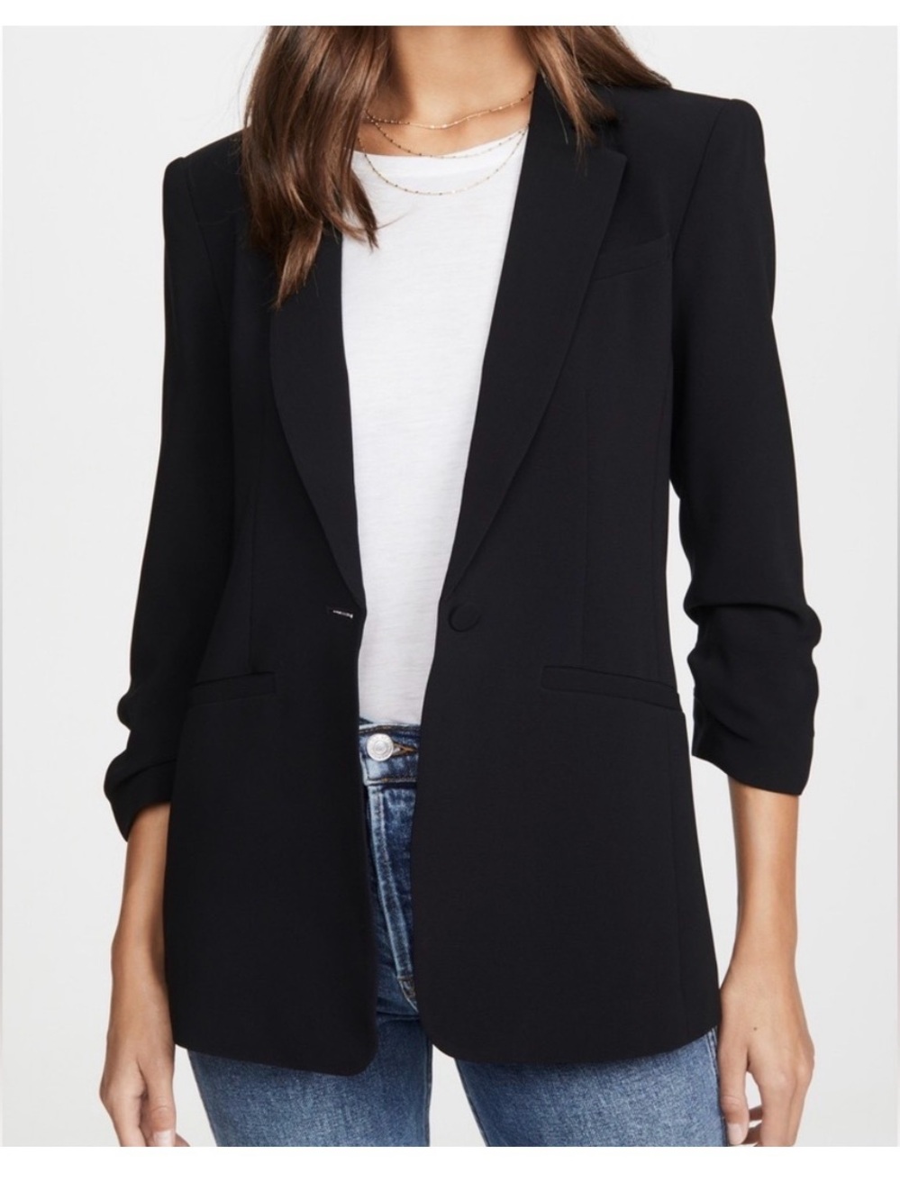 Cinq a sept crepe khloe blazer 10